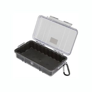 Pelican 1060 Micro Case - for iPhone, GoPro, Camera, and More (Black/Clear)