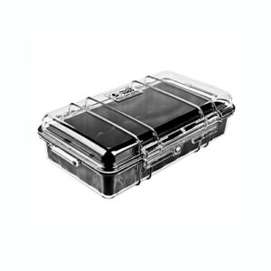 Pelican 1060 Micro Case - for iPhone, GoPro, Camera, and More (Black/Clear)