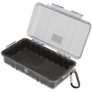 Pelican 1060 Micro Case - for iPhone, GoPro, Camera, and More (Black/Clear)