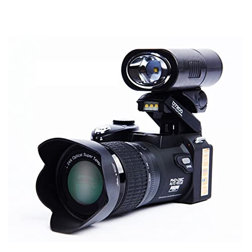 Camera 2022 Digital Camera HD DMillion Pixel Auto Professional DSLR Video Camera 24X Optical Zoom Three Lens Digital Camera (Size : with 8G SD Card, Color : D7200 with EU Plug)