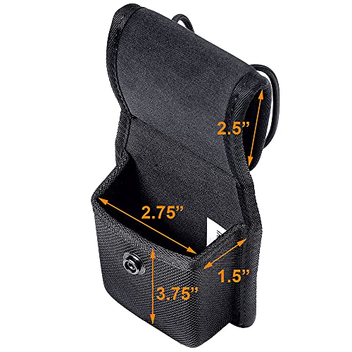 TAFTACFR Universal Radio Case Two Way Radio Holder Universal Pouch for Walkie Talkies Nylon Holster Accessories for Motorola MT500, MT1000, MTS2000 and Similar Models(Ballistic Nylon)