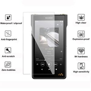 BestforYou 2pcs 9H Scratch-Proof Premium Protective Screen Protector Film Tempered Glass for Sony Walkman NW-WM1AM2 WM1AM2 NW-WM1ZM2 WM1ZM2 (2PCS)