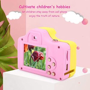 Children SLR, Children's Toy Camera Digital Video Camera HD Children Video Camera, Toy Birthday Gifts for Children(Pink yellow)