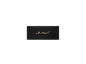 marshall emberton bluetooth portable speaker – black & brass