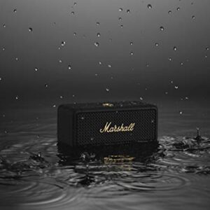 Marshall Emberton Bluetooth Portable Speaker - Black & Brass