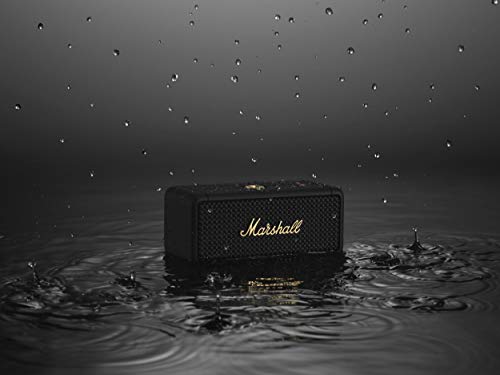 Marshall Emberton Bluetooth Portable Speaker - Black & Brass