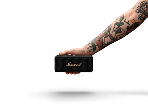 Marshall Emberton Bluetooth Portable Speaker - Black & Brass