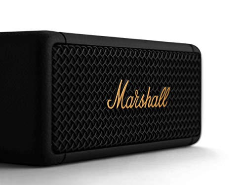 Marshall Emberton Bluetooth Portable Speaker - Black & Brass