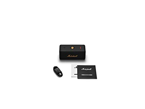 Marshall Emberton Bluetooth Portable Speaker - Black & Brass