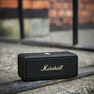 Marshall Emberton Bluetooth Portable Speaker - Black & Brass