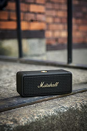 Marshall Emberton Bluetooth Portable Speaker - Black & Brass