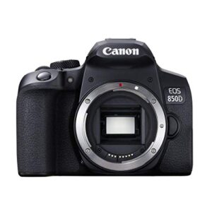 canon eos 850d (rebel t8i) dslr camera (body only) international model (renewed)