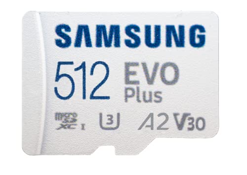 Samsung 512GB EVO+ Micro SD Memory Card for Samsung Phone Works with Galaxy Note 20 Ultra 5G, A42 5G, A21 Phone (MB-MC512KA) Bundle with (1) Everything But Stromboli MicroSDXC & SD Card Reader