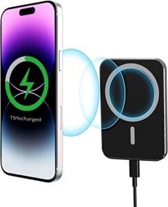 hatalkin magnetic wireless car charger vent mount for mag-safe mag safe case iphone 14(plus/pro max)/13 12(pro/pro max/mini) magnet phone holder stand 15w wireless charging car mount air vent charger