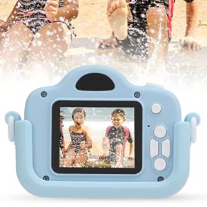 ciciglow Kids Camera, 2 inch Touch Screen Removable Silicone Sleeve for 3 to 12 Years Old Boys and Girls Birthday(Blue)