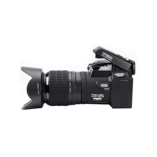 Camera 2022 Digital Camera HD DMillion Pixel Auto Professional DSLR Video Camera 24X Optical Zoom Three Lens Digital Camera (Size : with 32G SD Card, Color : D7200 with EU Plug)