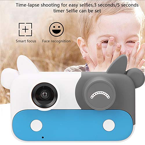 ciciglow Kids Camera, Portable Digital Camera Toy HD 2in Kids Digital Camera Cute with a Lanyar Built in Large Capacity 400mAh Battery