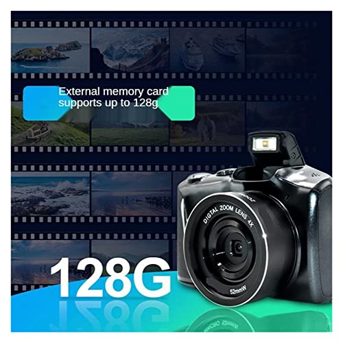 Camera 2.7K 48MP Micro Single Digital Camera 3.0 Inch High Definition Screen with Flash Camera and Video Recorder Camera Digital Camera (Size : with 32G)