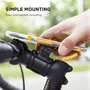 iOttie Active Edge™ Go Bike Phone Holder Bar Mount || Smartphone | iPhone Xs Max R 8/8S 7 Plus 6S 6 SE Samsung Galaxy S8 Plus S8 Edge S7 S6 Note 8 5 (HLBKIO104)