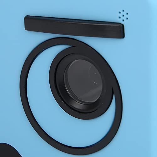 Okuyonic Anti‑Drop Children Camera, Cute Look Camera 20MP HD 2.0in for Gift(Blue)