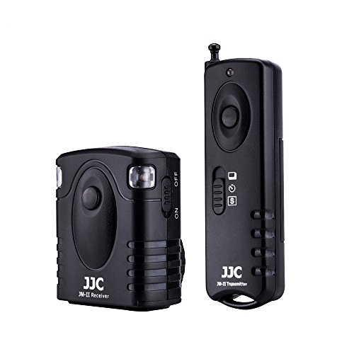 JJC Radio Wireless Remote Control Shutter Release for Nikon Z5 Z6 Z7 Z6II Z7II D750 D780 D7500 D7200 D5300 D5600 D5500 D3300 D3200 D610 D600 Df D7100 D7000 D5200 D5100 D5000 P1000 & More Nikon Camera