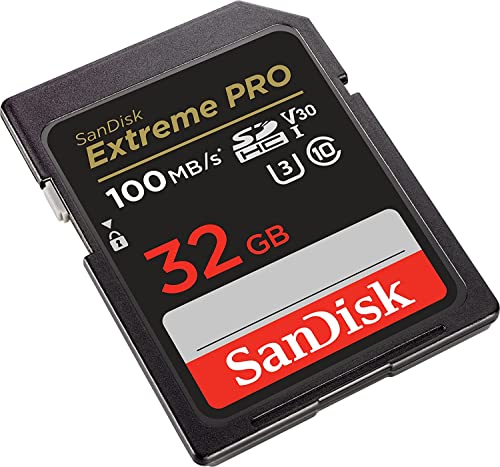 SanDisk 32GB (Two Pack) Extreme Pro Memory Card works with Nikon D3400, D3300, D750, D5500, D5300, D500, AW130, W100, L840 Digital DSLR Camera SDHC 4K V30 UHS-I with Everything But Stromboli Reader