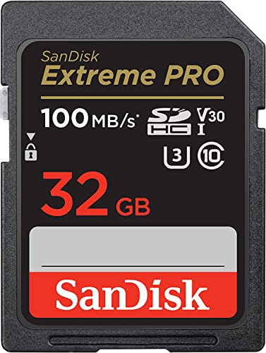 SanDisk 32GB (Two Pack) Extreme Pro Memory Card works with Nikon D3400, D3300, D750, D5500, D5300, D500, AW130, W100, L840 Digital DSLR Camera SDHC 4K V30 UHS-I with Everything But Stromboli Reader