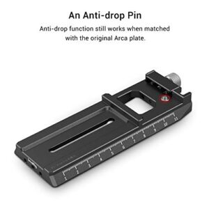 SMALLRIG Camera Quick Release Plate Adapter with Arca-Swiss for DJI RS 2/RSC 2/RS 3/RS 3 Pro & for Ronin-S Gimbal - 3061
