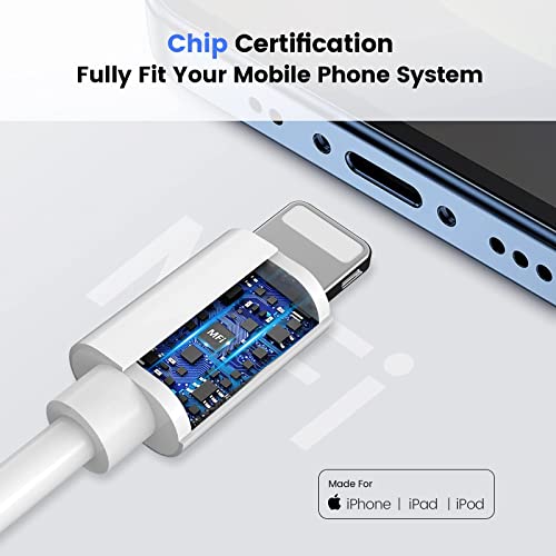 Aux Cord for iPhone 14/13/12/X/XS/11/11 Pro/11 Pro Max/8/8Plus/7/7Plus Aux Cable for Car 3.5mm Aux Cable Premium Auxiliary Audio to Car Stereo/Speaker/Headphone Adapter Support All iOS System