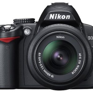 Nikon D3000 10.2MP Digital SLR Camera with 18-55mm f/3.5-5.6G AF-S DX VR Nikkor Zoom Lens