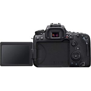 Canon EOS 90D DSLR Camera with 18-135mm Lens (3616C016) + EF-S 55-250mm Lens + 64GB Memory Card + Case + Corel Photo Software + LPE6 Battery + External Charger + Card Reader + More (Renewed)