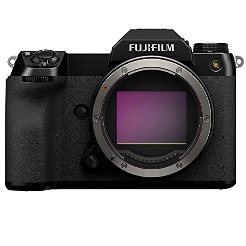 Fujifilm GFX 100S Medium Format Mirrorless Camera, Black with Fujinon GF 80mm f/1.7 R WR Lens, Black