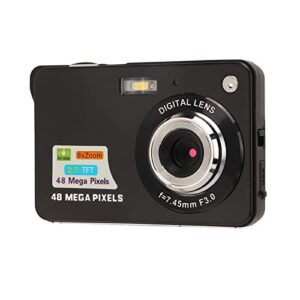 pocket camera, 4k digital camera, with 2.7in lcd built in fill light 48mp 8x zoom anti shake pocket camera for photography vlogging
