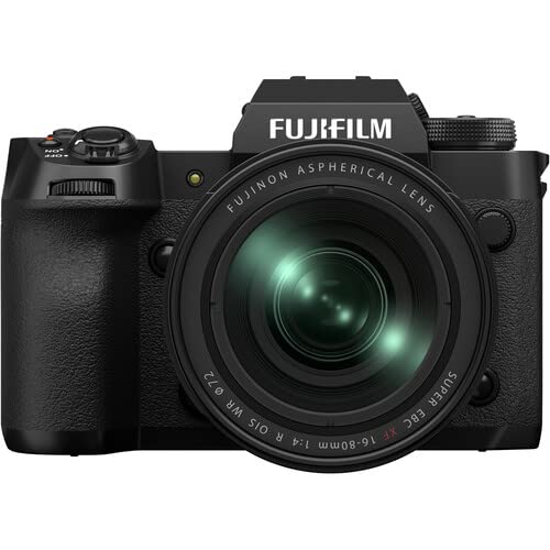 Fujifilm X-H2 Mirrorless Camera with XF16-80mm Lens - Black with Advanced Bundle, Promaster Rope Strap, Impulse Handy Case, Pixel Hurricane Blower, Handstrap & More