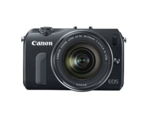 canon eos m 18.0 mp compact systems camera with 3.0-inch lcd and ef-m18-55mm is stm lens