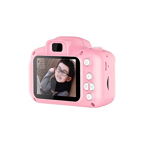 LKYBOA Mini Children Camera Photo Video Digital Camera for Kids Cute Cartoon Kids Camera Toys Child Birthday Gift (Color : Pink)