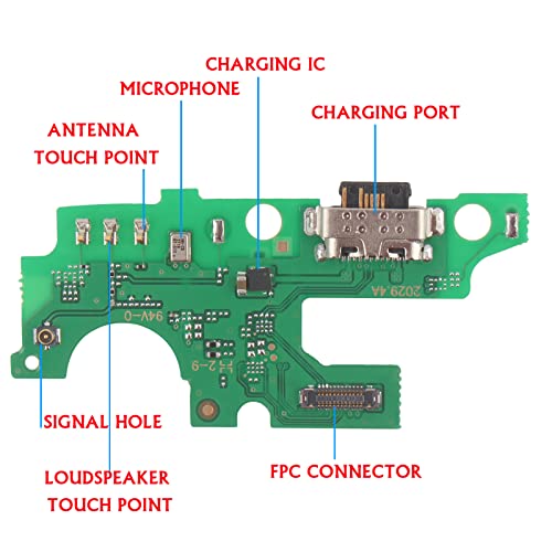 USB Charging Port for T-Mobile REVVL 4+ Plus 5062W 5062Z Dock Connector Charger Board Flex Cable Assembly Replacement for REVVL 4+ Plus 5062W 5062Z with Tools