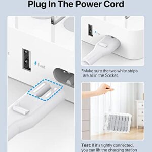 SooPii 60W 6-Port Charging Station for Multiple Devices, PD 20W USB C Fast Charging for lPhone 14/13/12,6 Short Cables Included, 2 in 1 Holder,for Phones,Tablets and Others,White