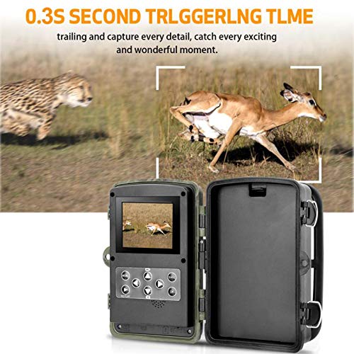 135x90x76mm Camera, 2inch Scouting Camera, TFT Display Screen for Automatic Photography Wild-life Field Detection Household/Office