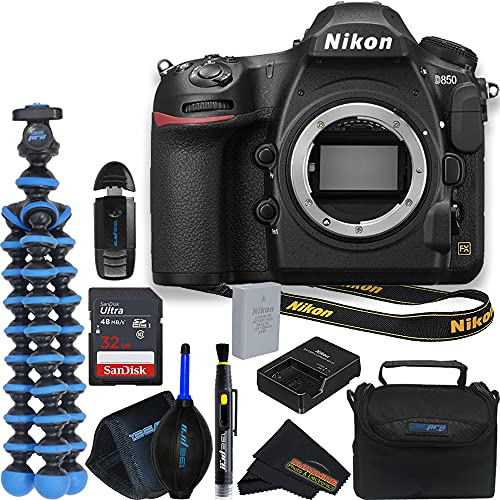 Nikon D850 DSLR Camera (Body Only) + Sunshine Essential Bundle