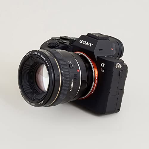 Urth Lens Mount Adapter: Compatible with Canon (EF/EF-S) Lens to Sony E Camera Body