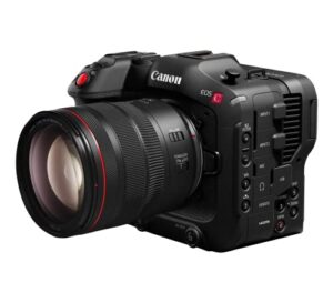 canon c70 rf24-105 f4 l is usm lens kit rf cinema camera, s35 dgo sensor, 16+ stops dynamic range, raw internal recording, nd filters, ef-lens compatible w/ef-eos r 0.71x, subject tracking af