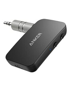 anker soundsync bluetooth 5.0 transmitter, 13-hour long battery life, aptx low latency, dual device connection for tv, pc, cd player, ipod / mp3 / mp4 player, ipad/ipad air/ipad mini, and more