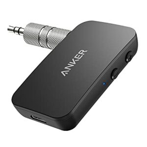 Anker Soundsync Bluetooth 5.0 Transmitter, 13-Hour Long Battery Life, aptX Low Latency, Dual Device Connection for TV, PC, CD Player, iPod / MP3 / MP4 Player, iPad/iPad Air/iPad Mini, and More