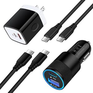 usb c samsung phone android fast charging dual port car charger cigarette lighter adapter type c usb charger for samsung galaxy a13 5g,a14 a03s,a02s,s23 s21 s20 fe,a53,s22,a73,a01,a12,note 21