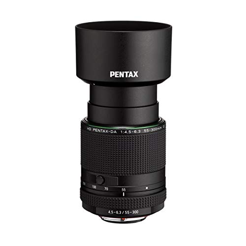 Pentax K-3 Mark III APS-C-Format DSLR Camera, Silver HD DA 55-300mm f/4.5-6 .3 ED PLM WR RE Telephoto Zoom Lens D-BG8 Battery Grip, Black