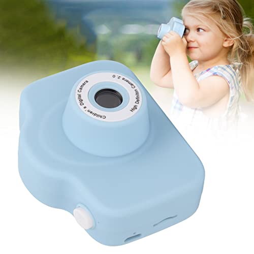 WinmetEuro Kids Camera, Kids Gift Support MP3 Cartoon Child Camera One Key Video Recording 15 Filters Puzzle Games for Kids(Sky Blue)