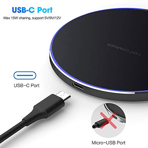 Fast Wireless Charger,20W Max Wireless Charging Pad Compatible with iPhone 14/14 Plus/14 Pro/14 Pro Max/13/12/11/X/8,AirPods;FDGAO Wireless Charge Mat for Samsung Galaxy S22/S20/Galaxy Buds
