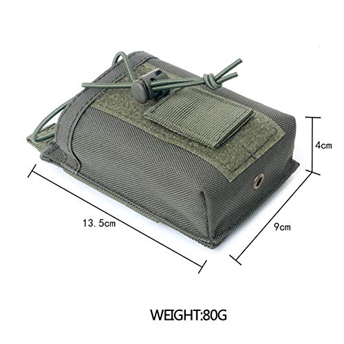 LIVIQILY 1000D Nylon Outdoor Tactical Pouch Sports Pendant Military Molle Radio Walkie Talkie Holder Bag Hunting Magazine Pouches Pocket