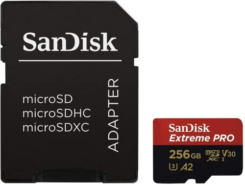 SanDisk 512GB Extreme Pro MicroSD Memory Card with Adapter Works with GoPro Hero 10 Black Action Cam U3 V30 4K A2 Class 10 SDSQXCD-512G-GN6MA Bundle with 1 Everything But Stromboli Micro Card Reader